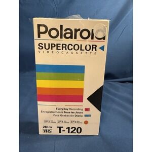 Polaroid Supercolor Videocassette vhs New